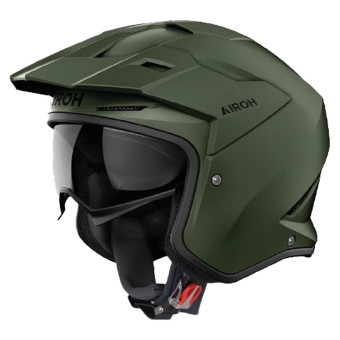 Casque Open Face Airoh Kombakt Color Military Green Matt Casque Open Face Airoh Kombakt Color Military Green Matt