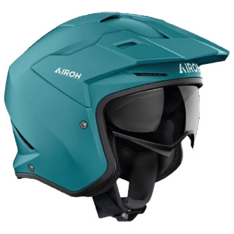 Casque Open Face Airoh Kombakt Color Petrol Green Matt Casque Open Face Airoh Kombakt Color Petrol Green Matt
