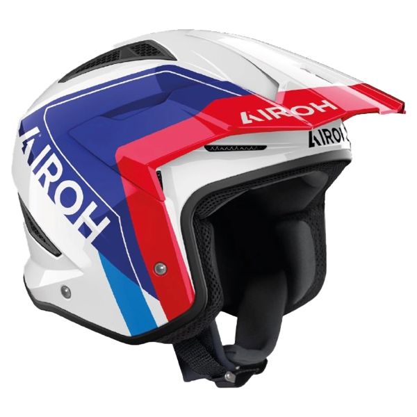 Open Face Airoh TRR II Hunt Blue Red