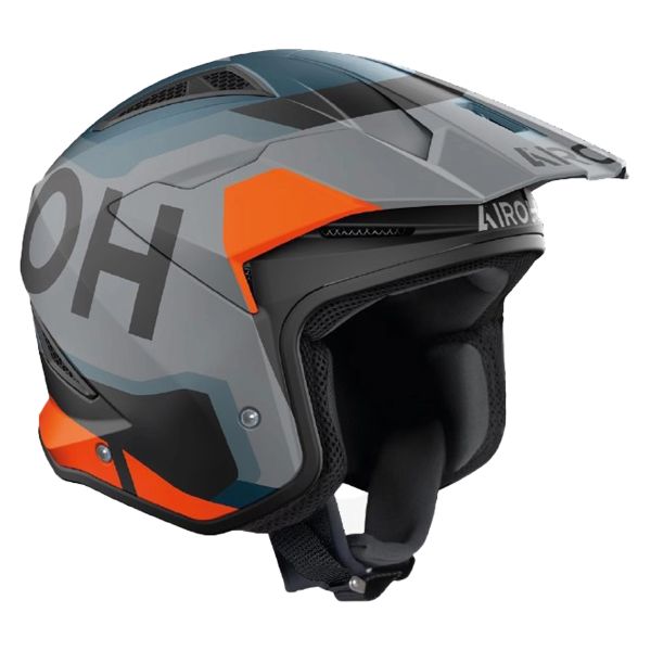 Open Face Airoh TRR II Jupiter Orange Matt