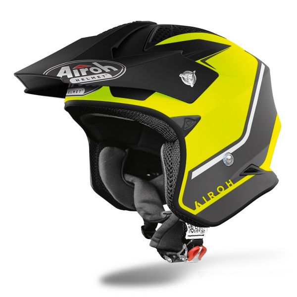 Open Face Airoh TRR S Keen Yellow Matt