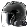 Casque Open Face Arai SZ-R Vas Evo Black + Kit Bluetooth Lokui K30