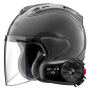 Casque Open Face Arai SZ-R Vas Evo Grey + Kit Bluetooth 5S Solo