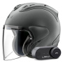 Casque Open Face Arai SZ-R Vas Evo Gun Metallic + Kit Bluetooth Lokui K30