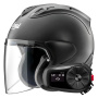 Casque Open Face Arai SZ-R Vas Evo Matt Black + Kit Bluetooth 5S Solo