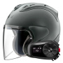 Casque Open Face Arai SZ-R Vas Evo Matt Green + Kit Bluetooth 5S Solo