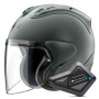 Casque Open Face Arai SZ-R Vas Evo Matt Green + Kit Bluetooth BT Mini