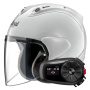 Casque Open Face Arai SZ-R Vas Evo White + Kit Bluetooth 5S Solo