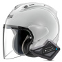 Casque Open Face Arai SZ-R Vas Evo White + Kit Bluetooth BT Mini