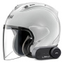 Casque Open Face Arai SZ-R Vas Evo White + Kit Bluetooth Lokui K30