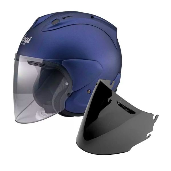 Open Face Arai SZ-R Vas Matt Blue + Visor