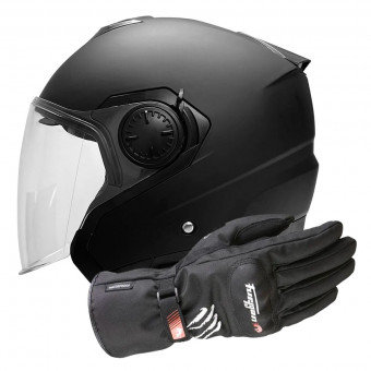Open Face Awax Awax Jet 22.06 Matt Black + Keen Black White