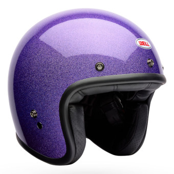 Casque Open Face Bell Custom 500 Flake Purple