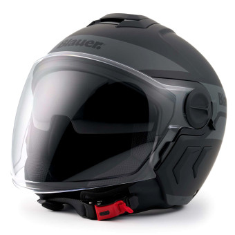 Open Face Blauer DJ01 GR.B Black Matt