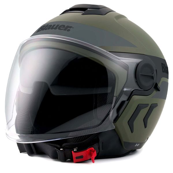 Open Face Blauer DJ01 GR.B Green Matt