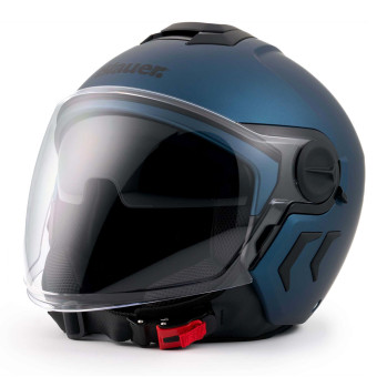 Open Face Blauer DJ01 Mono Blue Matt