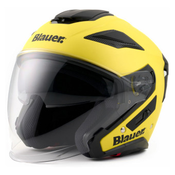 Open Face Blauer JJ01 Mono Yellow Matt