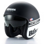 Casque Open Face Blauer Pilot 06 Noir Mat Blanc