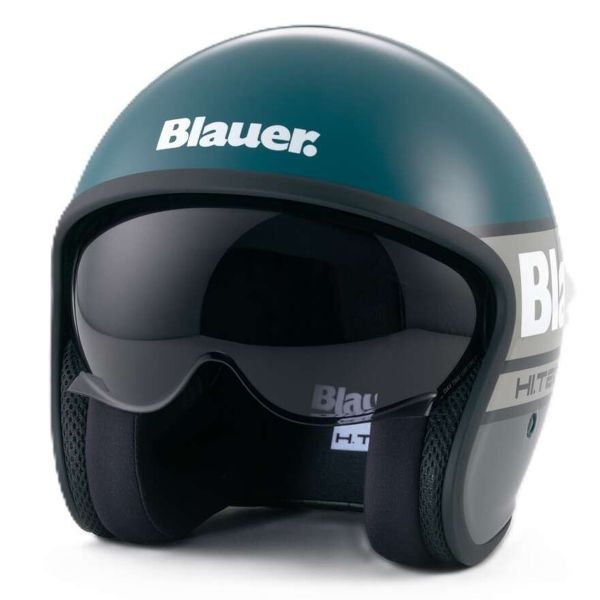 Open Face Blauer Pilot 4.0 Glossy Blue
