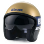 Casque Open Face Blauer Pilot 4.0 Gold Blue