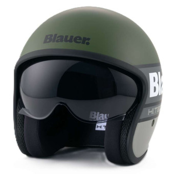 Open Face Blauer Pilot 4.0 Green Matt