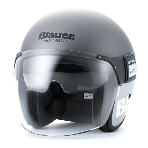 Open Face Blauer Pod 06 Titanium Grey Matt