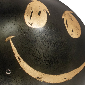 Dmd Retro Handmade Smile Gold Leaf