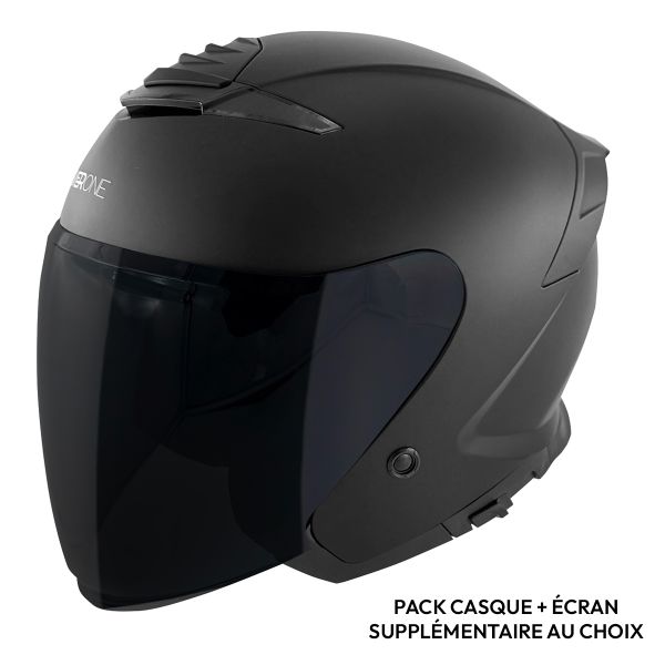 Open Face Everone RX31-Jet Matt Black + Visor Open Face Everone RX31-Jet Matt Black + Visor