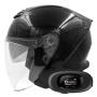 Casque Open Face Everone RX31-Jet Shiny Black + Kit bluetooth 5R Lite