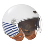 Casque Open Face Exklusiv Smart 2 Marina White Blue