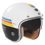 Casque Open Face Exklusiv Volt Liner White Blue Orange