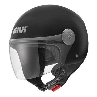 Open Face Givi 10.7 Evo Solid Matt Black
