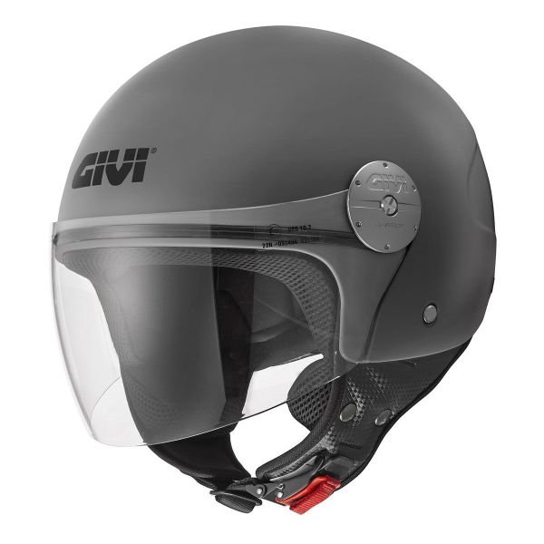 Open Face Givi 10.7 Evo Solid Matt Titanium