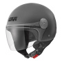 Casque Open Face Givi 10.7 Evo Solid Matt Titanium