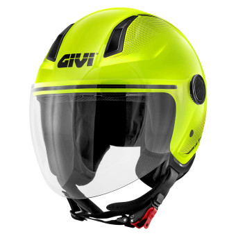 Casque Open Face Givi 11.7 Solid Lime
