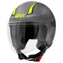 Casque Open Face Givi 11.7 Solid Matt Titanium Yellow