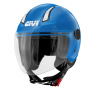 Casque Open Face Givi 11.7 Solid Metal Blue