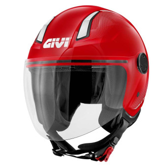 Casque Open Face Givi 11.7 Solid Red