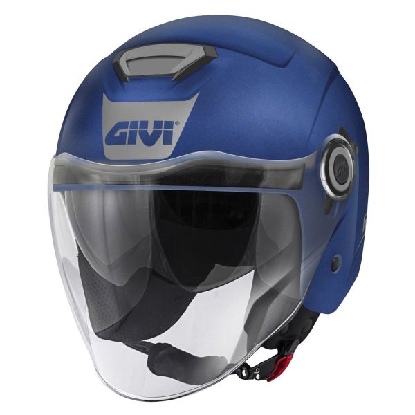 Open Face Givi 12.5 Graphic Touch Matt Metal Blue