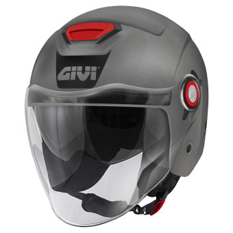 Open Face Givi 12.5 Solid Matt Titanium