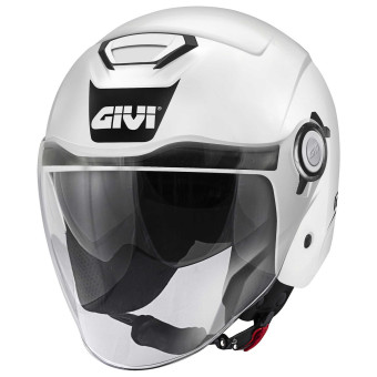 Open Face Givi 12.5 Solid White