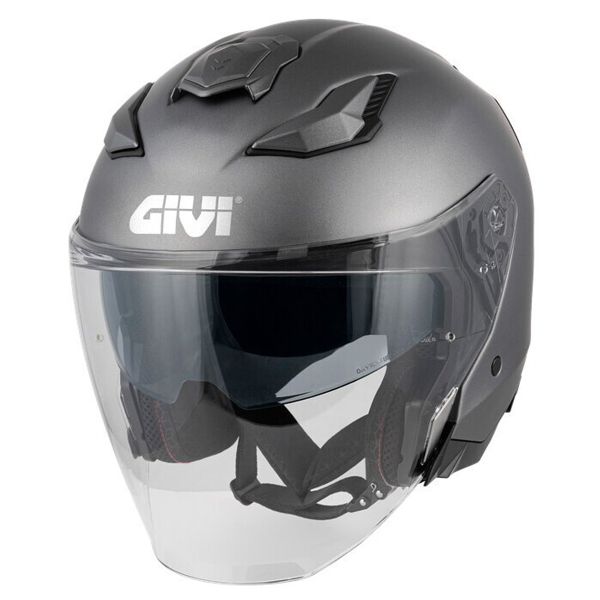 Open Face Givi X31 Fiber Solid Matt Titanium