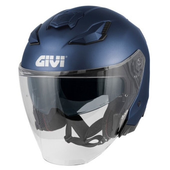 Open Face Givi X31 Fiber Solid Midnight Blue