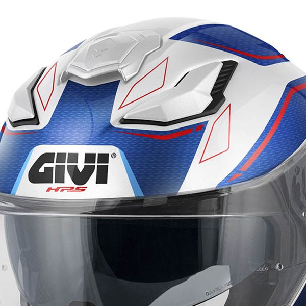 Givi X31 Impact White Metal Blue Red