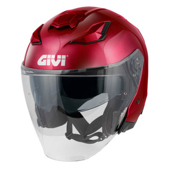 Open Face Givi X31 Solid Burgundy