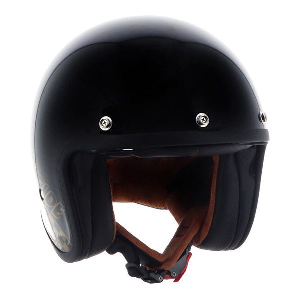 Open Face Helstons Devil Black Black