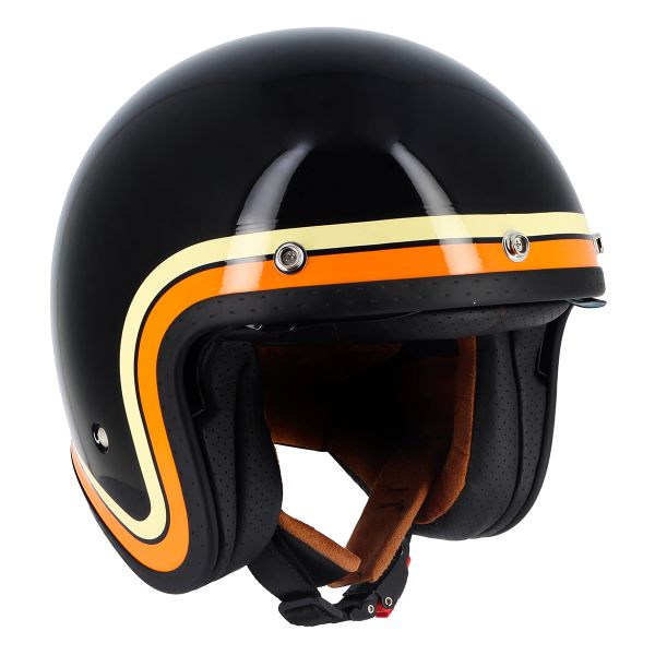 Open Face Helstons Freedom Black Beige Orange Open Face Helstons Freedom Black Beige Orange