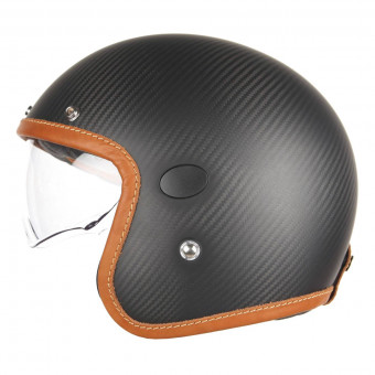 Casque Open Face Helstons Naked Black Carbon Matt Casque Open Face Helstons Naked Black Carbon Matt