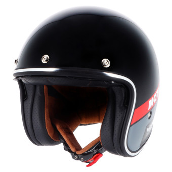 Open Face Helstons Racing Oil Grey Red