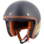Casque Open Face Helstons Wings Carbon Black Gold